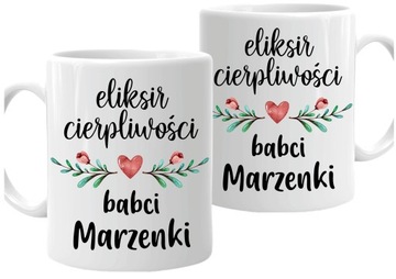 Kubek dla BABCI prezent DZIEŃ BABCI imię BABCI
