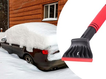 СКРЕБОК ДЛЯ ОКОН АВТОМОБИЛЯ СКРЕБОК ЛЕД МОРОЗ СНЕГ МЯГКАЯ РУЧКА