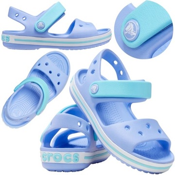 sandały dziecięce crocs sandałki na rzep szybkoschnące 27-28 c10