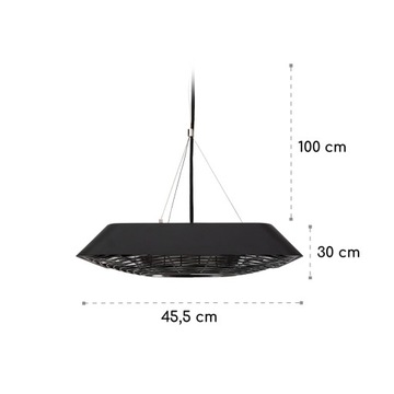 blumfeldt Heat Square Slim promiennik podczerwieni na taras #2899