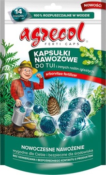 AGRECOL NAWÓZ KAPSUŁKI DO TUI IGLAKÓW CISÓW SOSEN