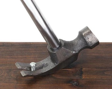 СТАЛЬНОЙ СТАЛЬНОЙ ИЗОГНУТЫЙ МОЛОТОК, СТОЛЯРНЫЕ, КРОВЕЛЬНЫЕ, 2 ЗУБЦА