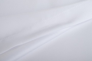 Скатерть грязеотталкивающая, белая, 140х240, плотная, гладкая, внахлест 4 см, Elegant Polish
