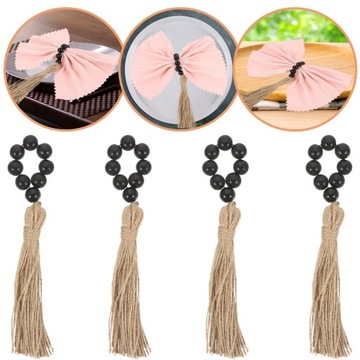 ДОМАШНИЙ ДЕКОР БОХО ЛЕНТЫ ДЛЯ САЛФЕТОК РОЖДЕСТВЕНСКИЕ ГИРЛЯНДЫ