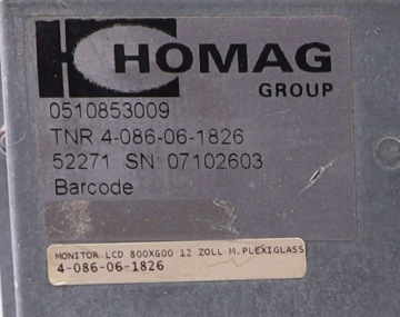 HOMAG 0510853009 TNR 4-086-06-1826