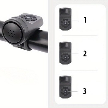 ЭЛЕКТРОННЫЙ ВЕЛОСИПЕДНЫЙ ЗВОНОК + ВЕЛОСИПЕД СИГНАЛИЗАЦИЯ, РУЛЬ, СИГНАЛ 120 дБ