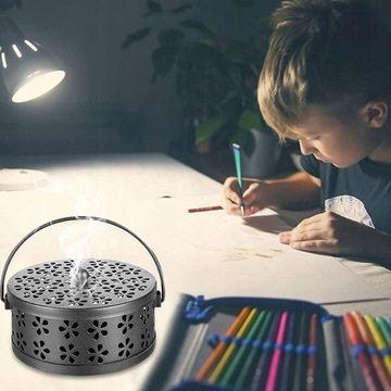 ДЕРЖАТЕЛЬ КАТУШКИ МОСКИТНАЯ СПИРАЛЬ МЕТАЛЛИЧЕСКАЯ ПОДСТАВКА ДЛЯ БЛАГОДАНИЙ, ЧЕРНАЯ