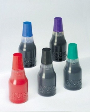 Чернила NORIS для штампов на водной основе, ЧЕРНЫЕ, БЕЗ МАСЛА