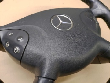РУЛЕВОЕ КОЛЕСО + КОЖАНАЯ ПОДУШКА БЕЗОПАСНОСТИ MERCEDES E-CLASS W211 02-06 ПРЕДВАРИТЕЛЬНЫЙ ПОДЪЕМ