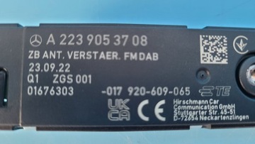 MERCEDES W206 23 года АНТЕННЫЙ УСИЛИТЕЛЬ A2239053708