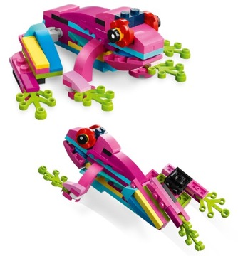 LEGO 31144 CREATOR 3IN1 ЭКЗОТИЧЕСКАЯ РОЗОВАЯ РЫБА-ЛЯГУШКА-ПОПУГАЙ