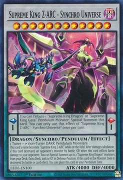 Yu-Gi-Oh! TCG: Supreme King Z-ARC - Synchro Universe (LEDE)