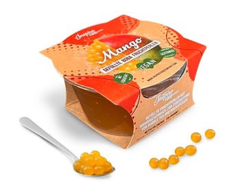 Bubble Tea pękające kulki owocowe kawior molekularny popping boba | Mango