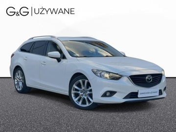 Mazda 6 III Kombi 2.5 SKYACTIV-G I-ELOOP 192KM 2014 Mazda 6 2.5 190KM Automat PelnaOpcja Hak SalonPolska,Serwis,SwietnyStan, zdjęcie 1
