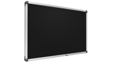 Доска меловая магнитная черная 120х90, алюминиевая рама + подарки