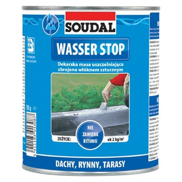 SOUDAL USZCZELNIACZ RYNNY DACHY TARASY WODA STOP