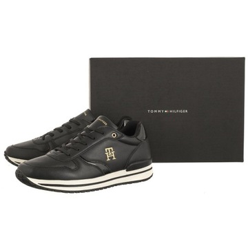 Buty Sneakersy Tommy Hilfiger Monogram Low Czarne