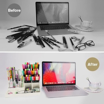 Organizer na biurko, przybornik na akcesoria - Wielofunkcyjny, trwały