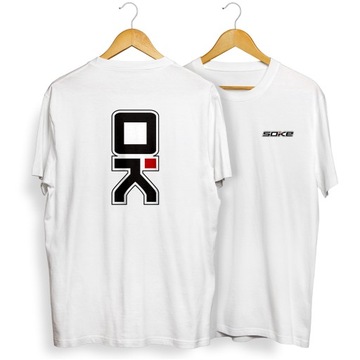 KOSZULKA T-SHIRT SOKE WHITE L HULAJNOGA