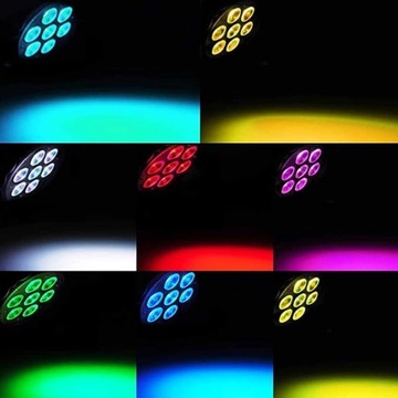 Светодиодное освещение для дискотек с подвижными головками RGBW, 2 шт. + пульты дистанционного управления