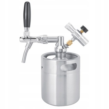 Диспенсер для пива Homebrew Mini Keg 2л из стали