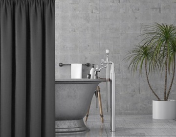 ВОДОНЕПРОНИЦАЕМЫЕ САДОВЫЕ ШТОРЫ 155x220 С ДУШЕВОЙ ЗАВИСКОЙ GLUTHS