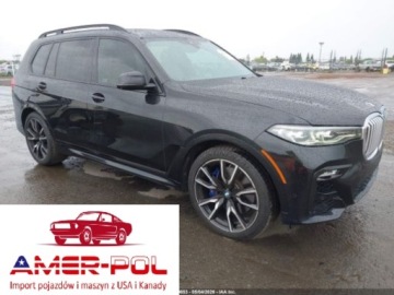 BMW X7 2019 BMW X7 XDrive40i 2019, 3.0L R6 335KM, auto odpala i jezdzi, od ubezpieczal