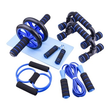 7pcs /lot Abs Workouts Chwyty ze skakanką Pompki