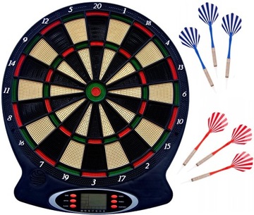 TARCZA DO DARTA METEOR ELEKTRONICZNA 4-LED+rzutki