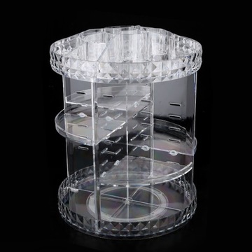 Вращающийся на 360 градусов органайзер для макияжа, re