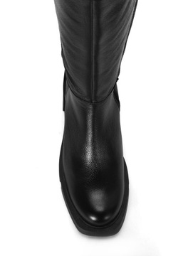 ЧЕРНЫЕ БОТИНКИ НА ПЛАТФОРМЕ Saway 40