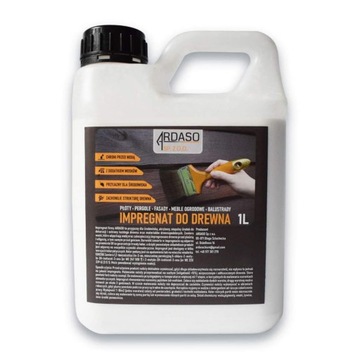 IMPREGNAT dekoracyjny farba do drewna 1l TEAK