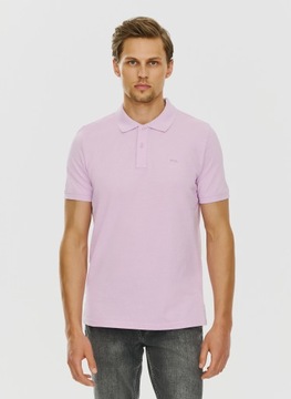 Zestaw 3 t-shirtów polo różowy, fioletowy i morski PAKO LORENTE XL