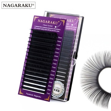 NAGARAKU Rzęsy D 0.15 MIX 7-15 mm