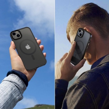МАТОВЫЙ КОРПУС ДЛЯ IPHONE 13 ЧЕРНЫЙ MAGSAFE