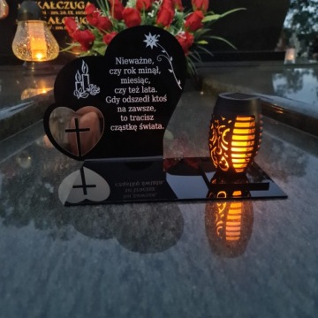 СОЛНЕЧНЫЙ ФАКЕЛ СВЕТОДИОДНАЯ СТАТУЭТКА СЕРДЦА ДЛЯ КЛАДБИЩА МОГИЛА БОЛЬШАЯ