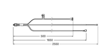 Жгут проводов LEDriving WIRE HARNESS AX 1LS для светодиодов OSRAM