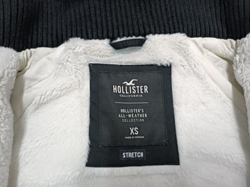 HOLLISTER Stretch ZIMOWA OCIEPLONA KURTKA r. XS/ S