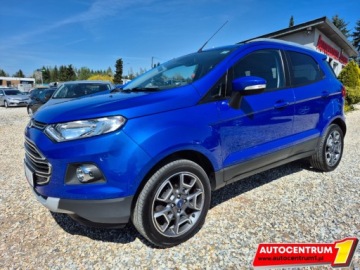 Ford Ecosport II SUV 1.0 Ecoboost 125KM 2016 Ford EcoSport Titanium Led Skorzana Tapicerka Tempomat Nowy Rozrzad, zdjęcie 1