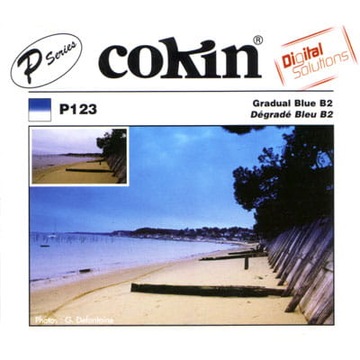 Filtr Cokin P123 połówkowy niebieski B2 systemu Cokin P