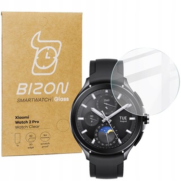 Szkło ochronne hartowane na zegarek Bizon do Xiaomi Watch 2 Pro szybka