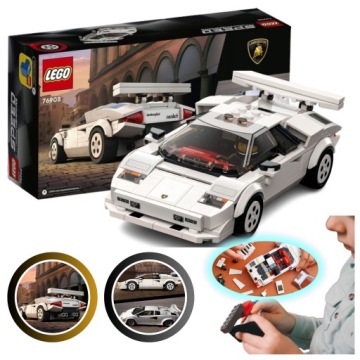 LEGO SPEED CHAMPIONS LAMBORGHINI АВТОМОБИЛЬНЫЙ НАБОР БЛОКОВ РИСУНОК 262 EL