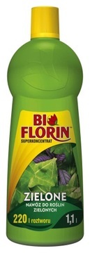 BI FLORIN ZIELONE 1,1 L do roślin zielonych nawóz