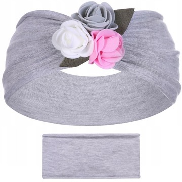SZEROKA OPASKA DZIECIĘCA TURBAN R.36/46