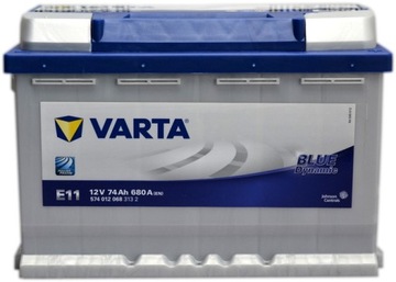 VARTA BLUE DYNAMIC E11 12V 74AH 680A 