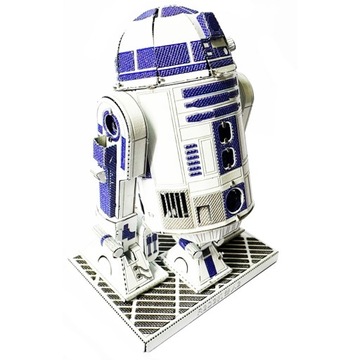 Металлический 3D пазл Звездные войны дроид R2-D2 цветной