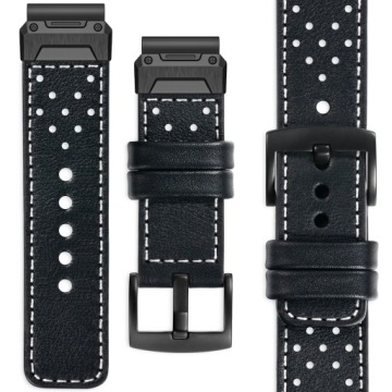 Kožený řemínek pro Garmin QuickFit 26 mm Fenix 8X 7X 6X 5X masivní Movear