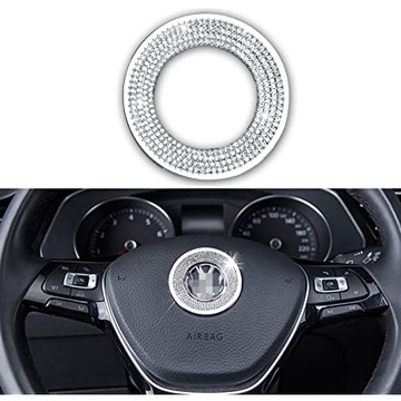 DIAMENTOWA NAKLEJKA NA KIEROWNICĘ LOGO VW