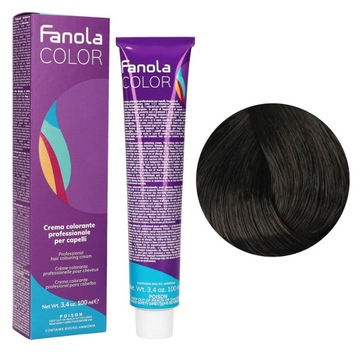 FANOLA 4.00 CREMA COLORE FARBA DO WŁOSÓW 100ML