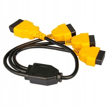 do 3 konwerter Adapter rozgałęźnik OBD2 Y kabel J1